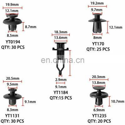 635Pcs Car Push Retainer Clips&Auto Fasteners Assortment Clips Rivet Bumper Screw Buckle Fender Rivets Kit photo-4