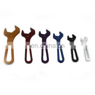 AN4 AN6 AN8 AN10 AN12 AN16 (6pcs/Set) Hose Fitting Tool Aluminum Spanner universal wrench set