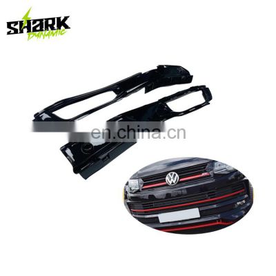 Shark Dynamic 2015-2018 BLACK primer Fog Lamp Cover For Original Bumper  For Vw T6 Transporter