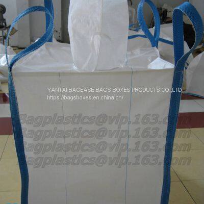 Virgin Polypropylene PP Woven Big Bulk Bag Jumbo Bag FIBC For Packing Sand 1 Ton 1.5 Ton 2 Ton Made In Package