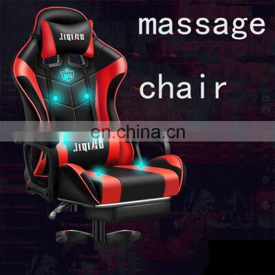 Popular New Design  office recliner computer silla gamer RGB led light massage racing gaming chair with lights and speakers