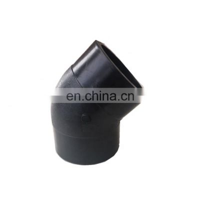 Factory output plastic HDPE  PE80 PE100  630mm 45 degree elbow joint