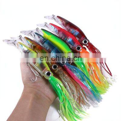 Squid Skirt Soft Lure for for Marlin Tuna Bait Saltwater Trolling Skirt Trailer Octopus Soft Squid Fishing Lures photo-2