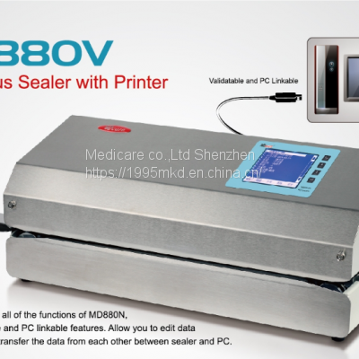 MDcare MD 880V 5.7'' Touch Screen Auto Continuous Sealer With Printer Medical Printing Blood Bag Tube Sealing Machinery photo-4