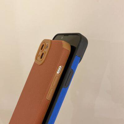 Angel Eye Silicona Blank Mobile Phone Case For Apple 13 Pro Vertical Grain Leather 11 Pupil x Protective Cover Patch 14 Pro Max photo-5