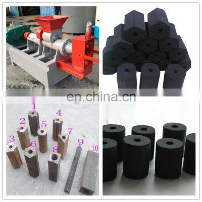 Screw Press Stick Shape Bbq Charcoal Powder Briquette Machine Seller photo-5