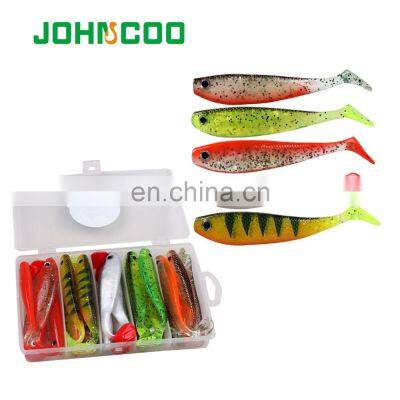 JOHNCOO Bait Fish Lure 20pcs Pesca Tackle Set 115mm 11.4g Saltwater Lures Worms Bait Fishing Lures