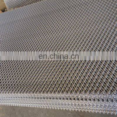 Flattened small hole expanded metal mesh sheet