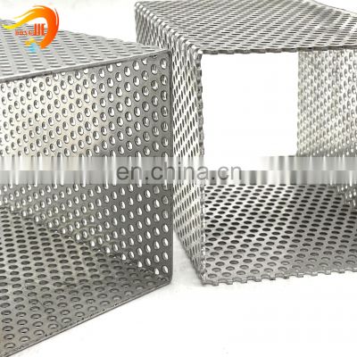 Factory stainless steel perforated metal wire mesh filter basket