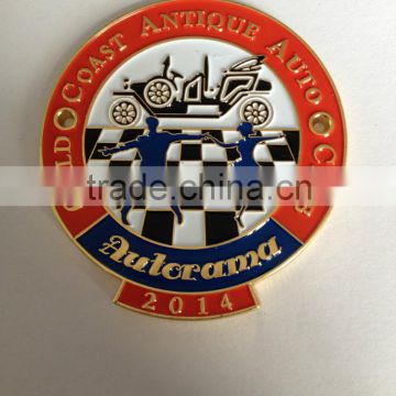 2014 Autorama metal challenge coin gold Coast Antique Auto Club coins