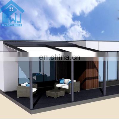 Factory Price Garden Awning Outdoor PVC Roof Patio Cover Aluminum Awning