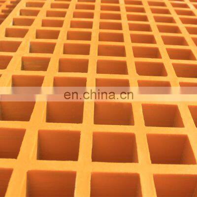 High Quality High Strength 50mm*50mm*25mm Walkway Fiberglass Molded Grating