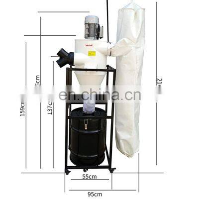 LIVTER Woodworking Mobile Cyclone Dust Collector 1.1 Kw-3.0kw Industrial Cloth Bag Dust Collector photo-3