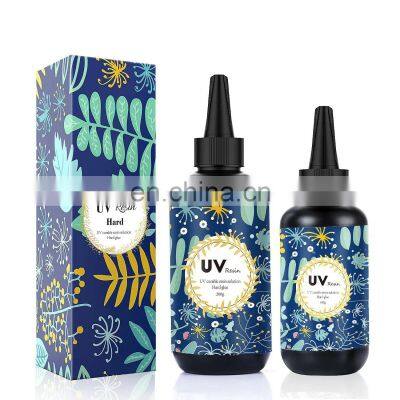 UV Resin Hard Glue Crystal Clear Ultraviolet Curing DIY Epoxy Resin Silicone Mold UV Glue Solar Sunlight Jewelry Making Tool
