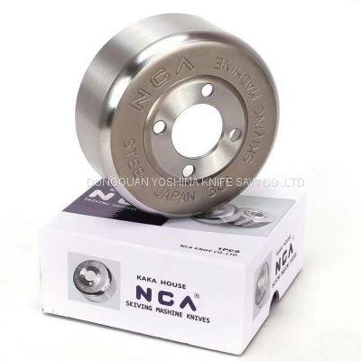 NCA skiving bell knife for leather skiving machine