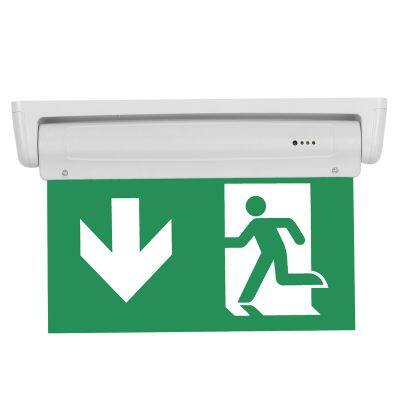 SAA Double Face Running Man Exit Sign Light With Battery Backup photo-2
