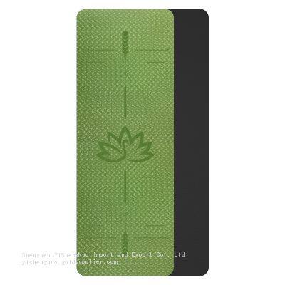 Custom Double-layer Non-slip Dustgo Yoga Mat Tpe Biodegradable photo-3