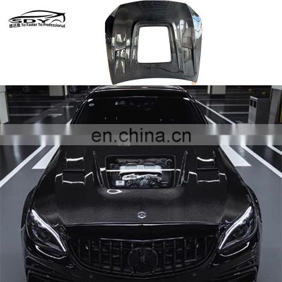 W205 C63 High Quality Carbon Fiber Engine Bonnet Hood  For Mercedes Benz C-Class W205 C63