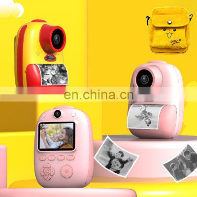 2021 New Popular Child Cartoon Small Instant Print Digital Camera Christmas Gift Digital Camera Whole Set Include Camera Bag