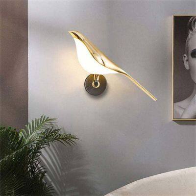 Nordic LED Bird Wall Lamps Bedroom Decor Wall Lights Indoor Bird Wall Lamp photo-3