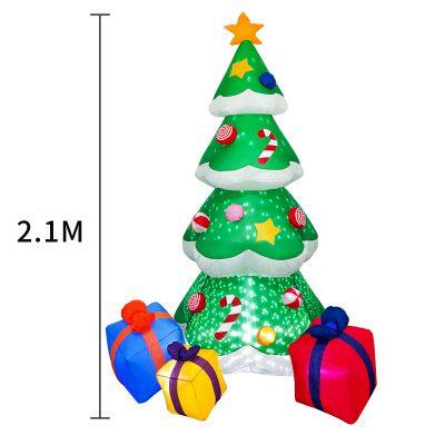 Christmas Inflatable With Xmas Yard Inflatable Perfect for Xmas Decor photo-4