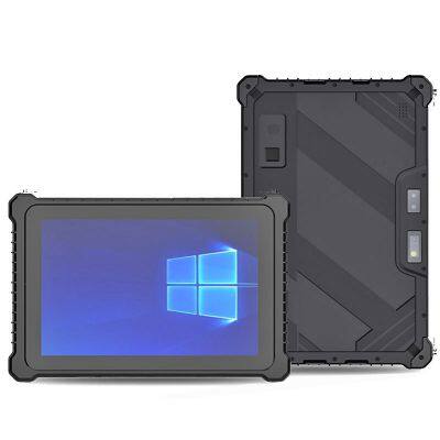 Hot Selling 10 Inch Intel N5100 I5 I7 FHD 8 +128GB 16+256GB Win10 Pro Win11 Pro 4G 5G Rugged Tablet PC Pad With NFC 2D Barcode Scanner Vehicle Holder