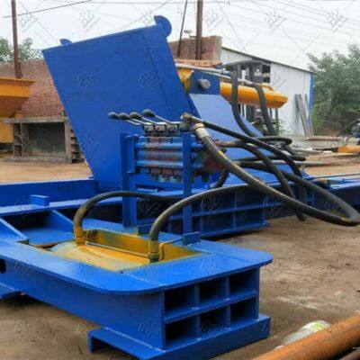 Prensador automático horizontal de sucata metálica para aço inoxidável, alumínio e carcaças de carros