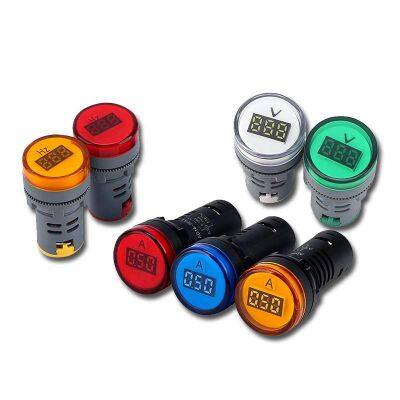 LED Signal Light Push Button for CNC Machine Control Panels 24V DC