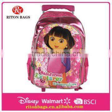 New Design Exploradora Cartoon Kids Trolley Bags