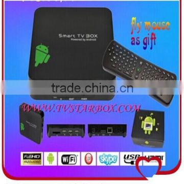 Android tv box amlogic AML8726-M3 1GHz ARM Cortex A9+ android tv box 1080P 3D GPU android tv box 4.0