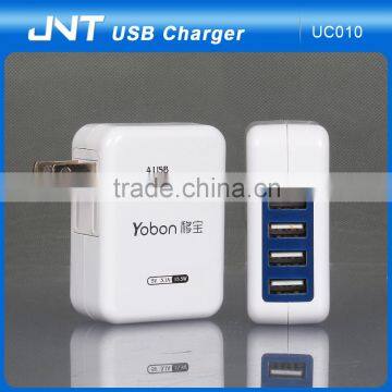 portable usb travel adaptor,4 port usb power adaptor, Universal Mobile Travel Charger