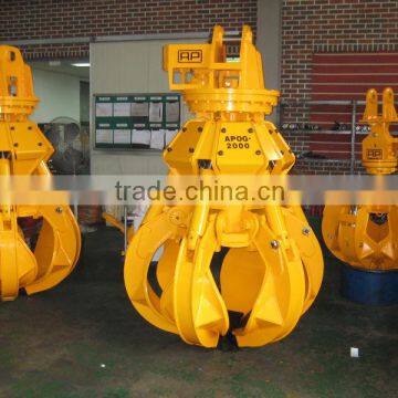 excavator scrap grapple, material for Hyundai R210 R235 excavator