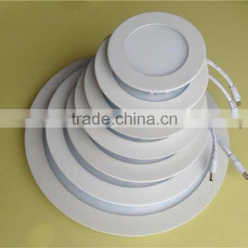 round led panel light price 3 6 9 12 15 18 24W with iso9001 tuv, saso, ce.