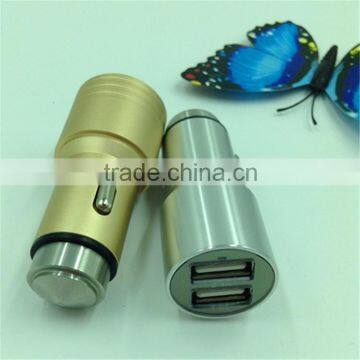 2016 newest car charger 5V 1A/2A double USB car charger 2 Port Car-charger in Shenzhen