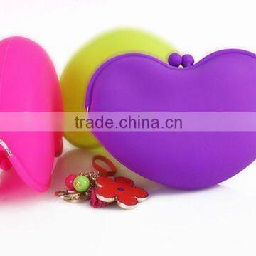 Wholesale cheap silicone coin purse for girl