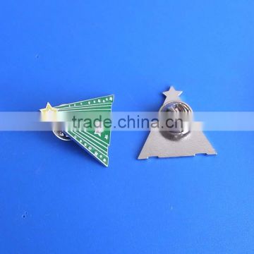 christmas tree metal lapel pins