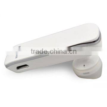 Worlds smallest bluetooth headset, mono headset C5 with earphone cable support mono A2dp stereo music