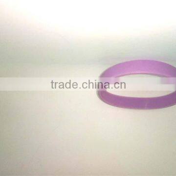 Soild Color Purple Fashion Silicone Sport Bracelet Hand Chain Waterproof Chains photo-4