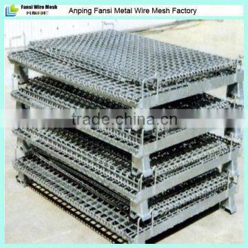High quality galvanized waterproof storage cage with wheels(best price)