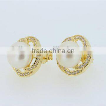 2015 Newest Pearl 925 Silver Earring photo-2