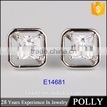 Factory direct supply zircon style funky stud earring