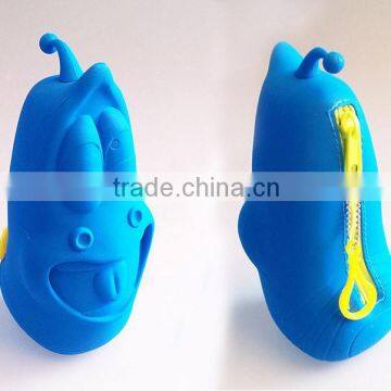2015 Cartoon Silicone Pencil Box/school Pencil Case Box photo-2