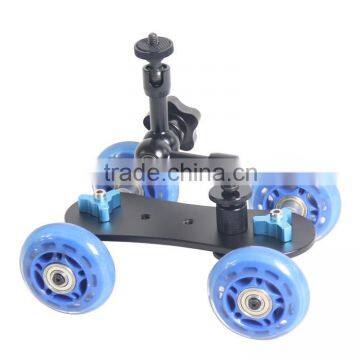 NEWER Tabletop Mobile Rolling Slider Dolly Car Skater Video Track Rail Camera photo-6