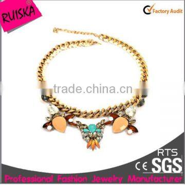 Fashion Design For Girls Colorful Chains Jewelry Necklace photo-2