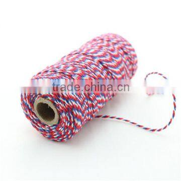 Blue/Red Double Color Cotton Bakers Twine