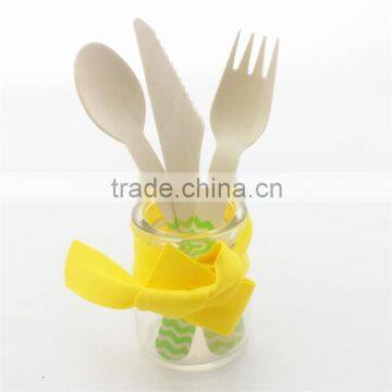Colorful Mimi Wooden Flatware/Wooden Fork and Spoon/mini Wooden Spoon For Deaaert photo-6