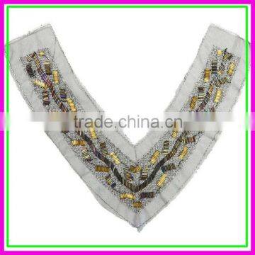 Garment accessories importers,OEM/ODM Plastic Beads Handmade New Europe Style v Net Cloth False Collar