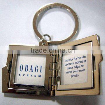 metal photo frame keychain