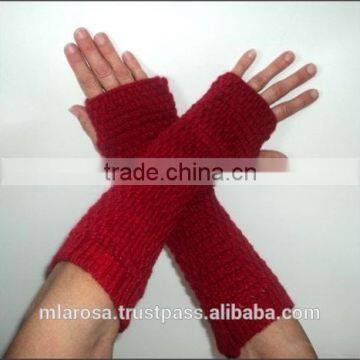 FINGERLESS ALPACA WOOL GLOVES