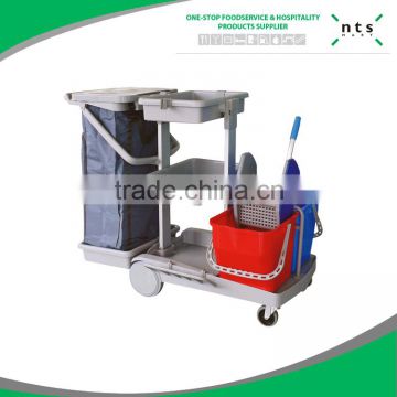 Multifunctional resthotel restaurant Office Janitor Cart, Cleaning trolley,cleaning service cart                        
                                                Quality Choice